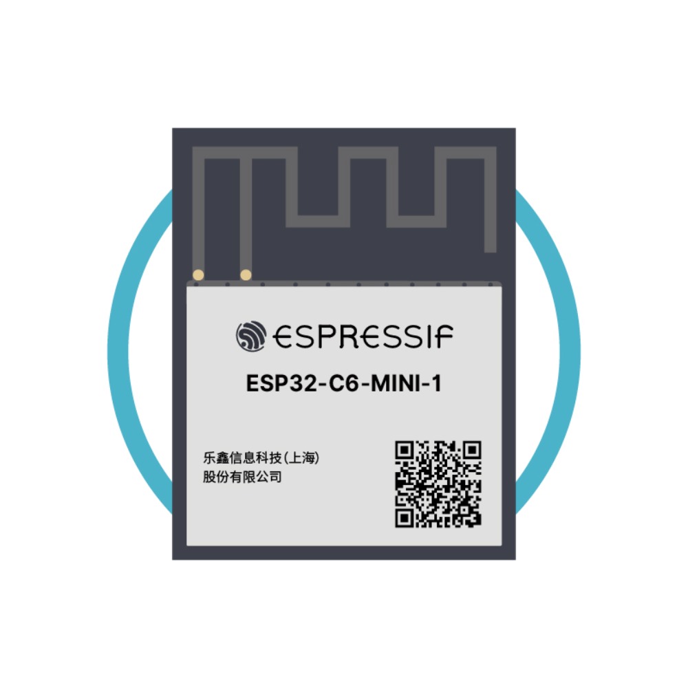 Ipex Connector - 2-100 Stück ESP32-C6-MINI-1U & 1 Serie