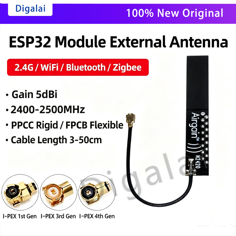Ipex Connector - ESP32-Antenne 2,4GHz WiFi Bluetooth mit IPEX
