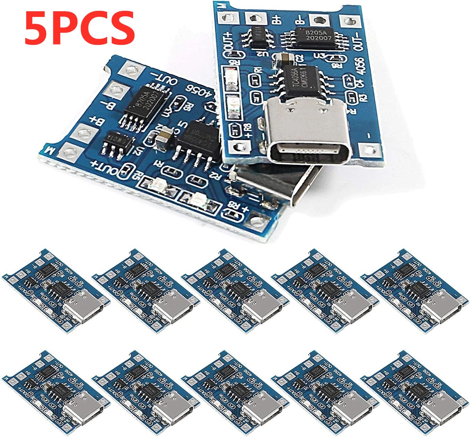Tp4056 Module - 2/5 STÜCK Typ-C Micro Mini 5V1A