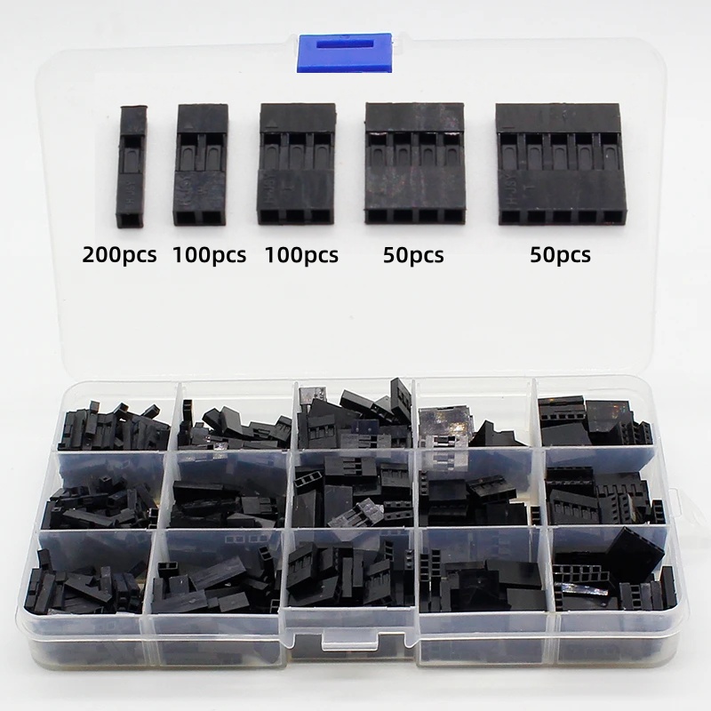 Jumper Wire Kit - 500 Stück mit Box, 2,54 mm