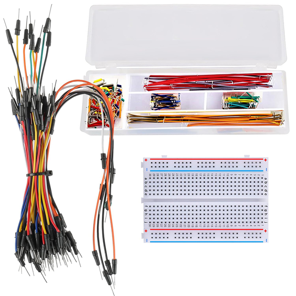 Breadboard 400 Point - Breadboard-Überbrückungsdraht-Set mit 400-Punkt-Breadboard + 65 Stück