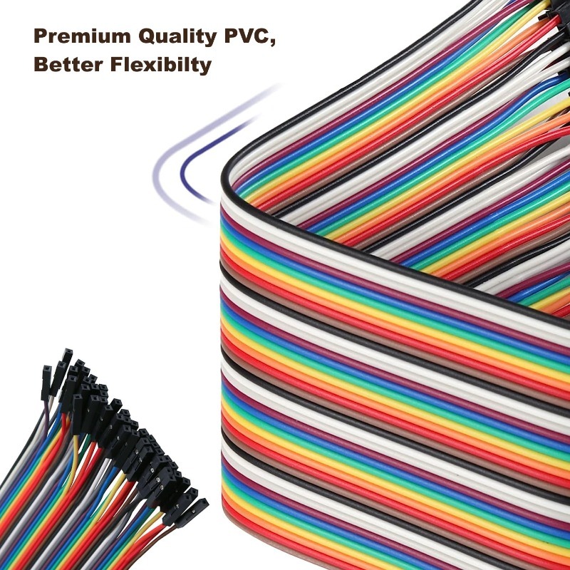 40-Pin Dupont Kabel-Set, Flach – Jumper Wire Kit Bewertung und Preis