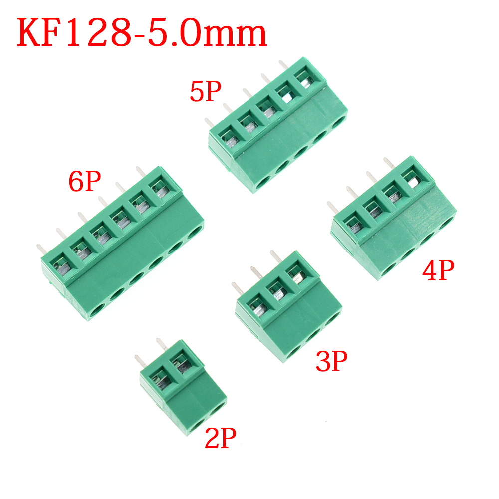 10/50PCS KF128-5.0mm KF128 5,0 – Screw Terminal Block Bewertung und Preis