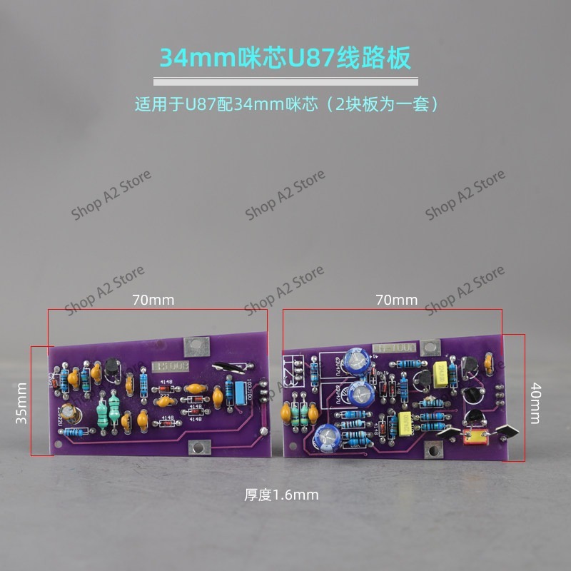 Mikrofon-Leiterplatte U87 103  – Proto Board Bewertung und Preis