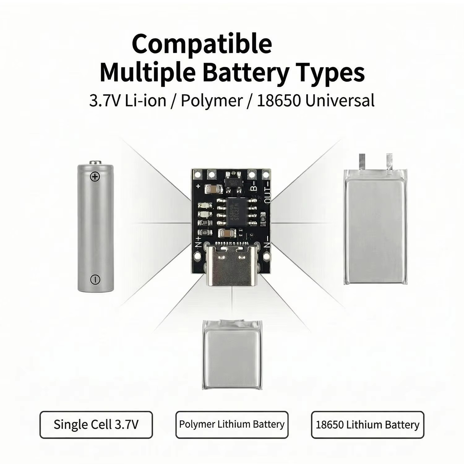 1/10/20 Stück 3,7V Lithium-Akk – Li Ion Charger Module Bewertung und Preis