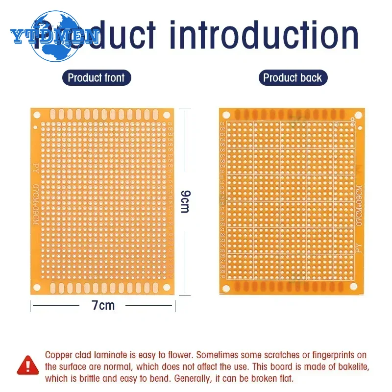 1–20 Stück 5 x 7 cm PCB-Univer – Perfboard Bewertung und Preis
