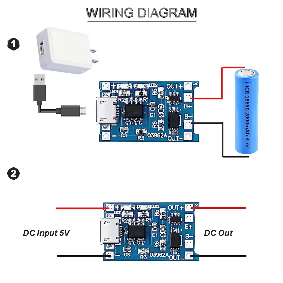 1-20 Stück Typ-C/Micro/Mini US – Tp4056 Module Bewertung und Preis